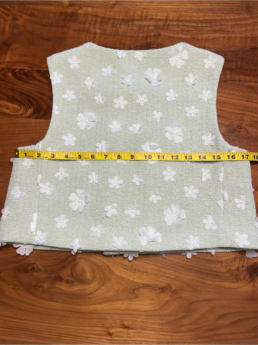 ASTR The Label Janell Floral Appliqué Skort and Vest Set - Picture 12 of 16